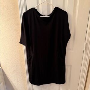 Tiana B. Classic Black Short Sleeve Top